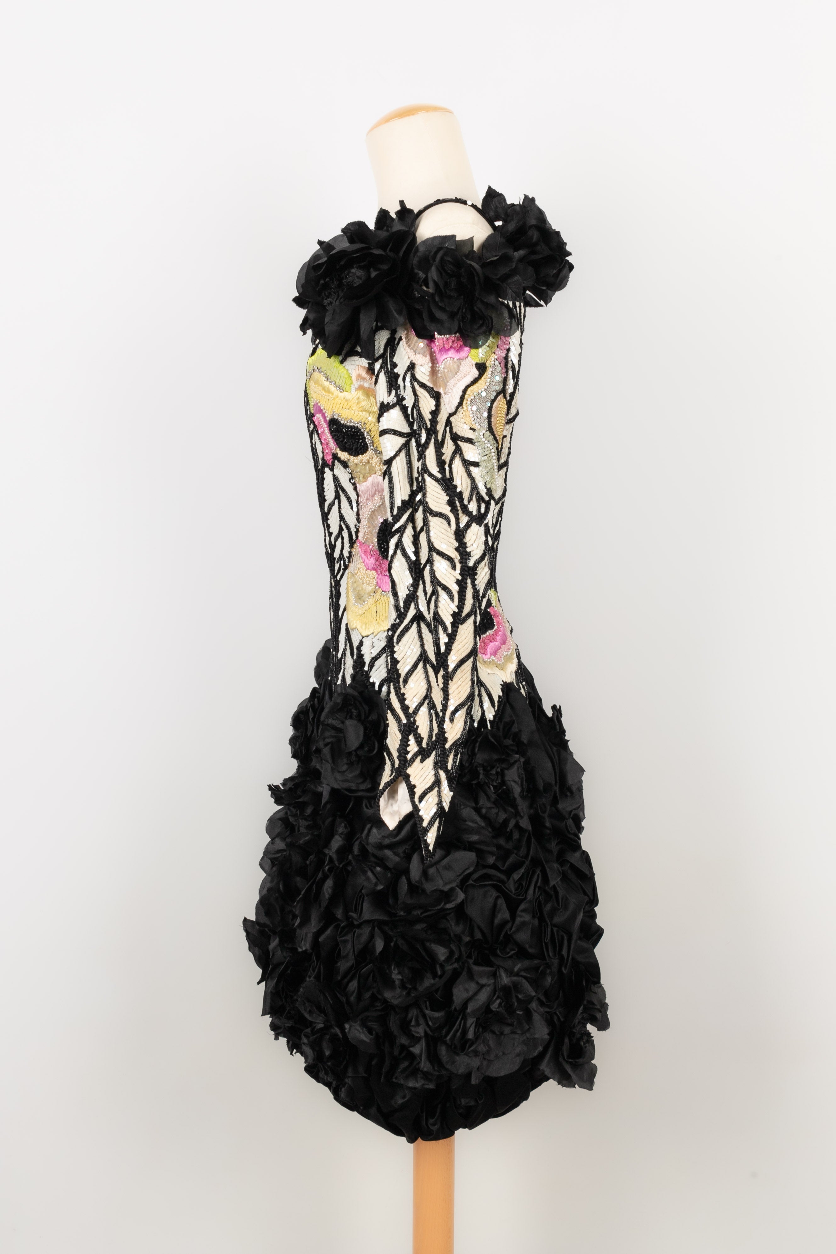 Robe ÃƒÆ’Ã‚Â  paillettes Louis Feraud Haute Couture