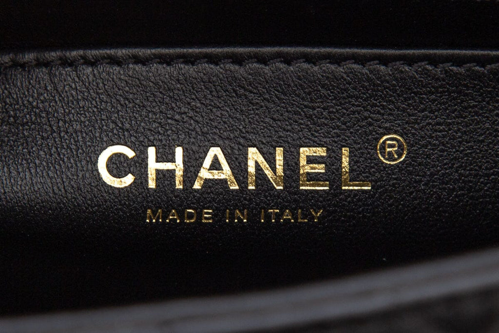 Chanel 2023 Black Lambskin Trendy Handle Flap Bag
