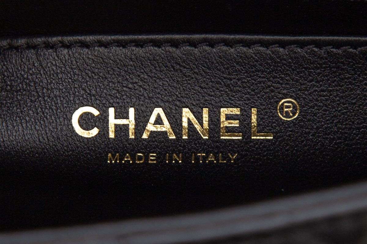Chanel 2023 Black Lambskin Trendy Handle Flap Bag