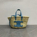 GLAMI Teen Triomphe GLAMI Classic Panier In Palm Leaves And Lizard Blue For Women 8in/20cmÃƒâ€šÃ‚Â 