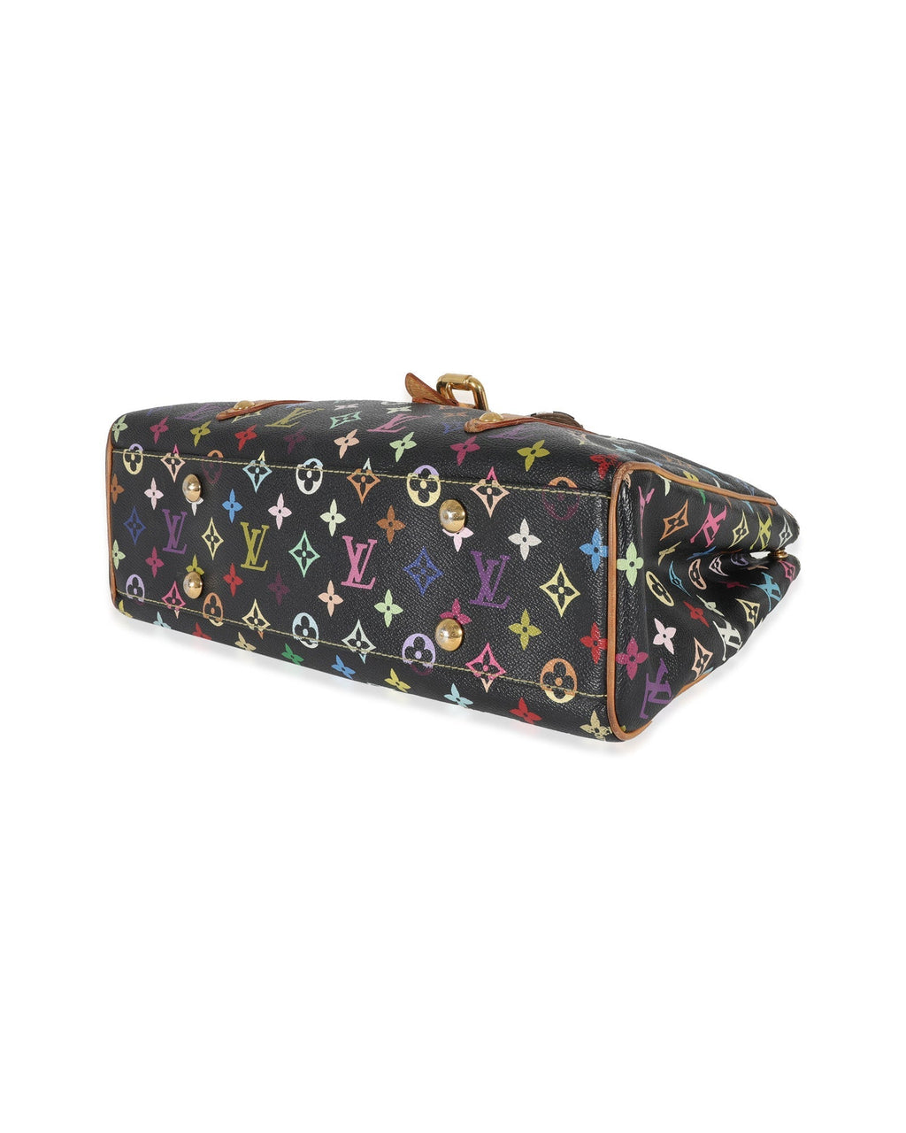 Louis Vuitton x Takashi Murakami Black Monogram Multicolore Aurelia MM