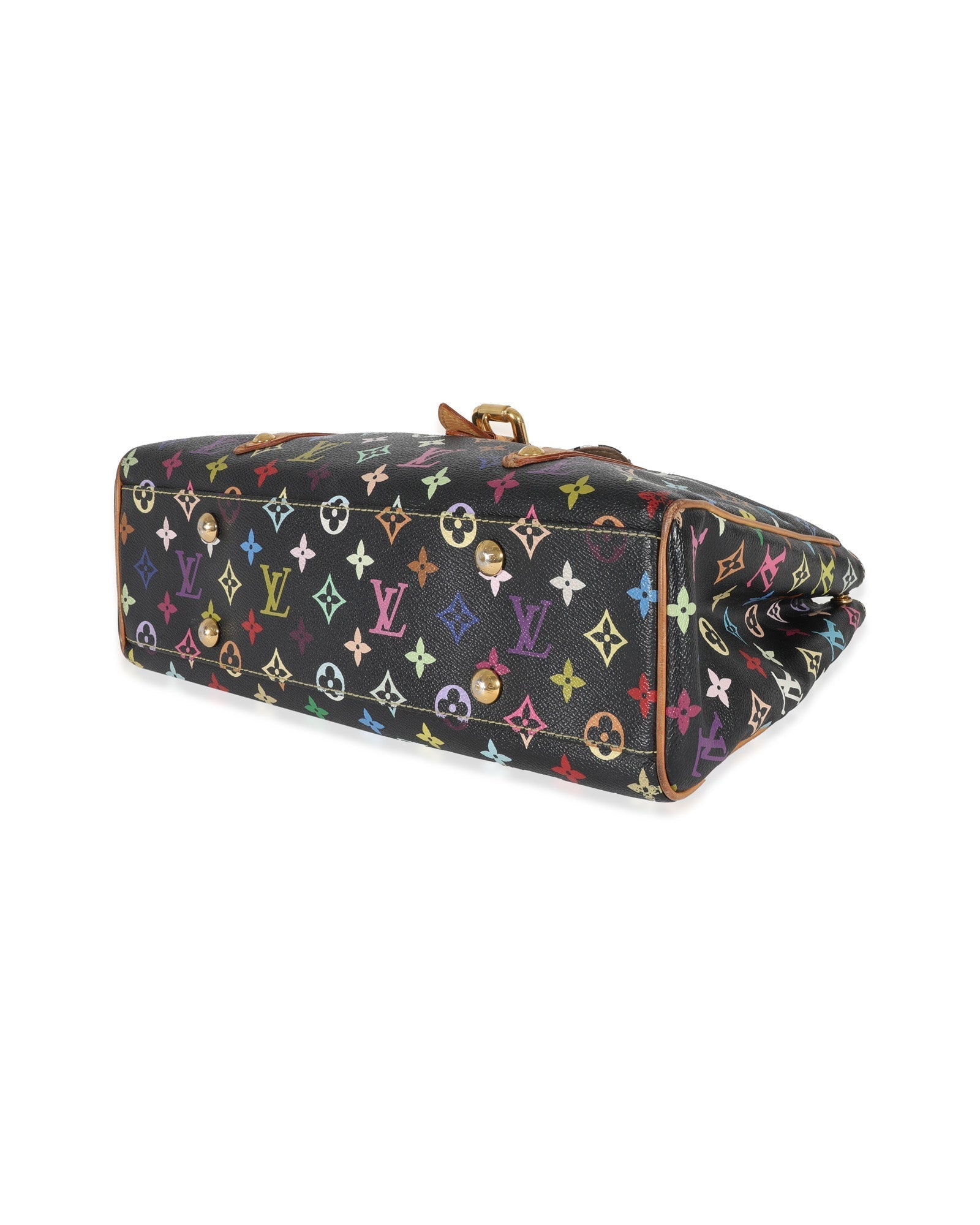 Louis Vuitton x Takashi Murakami Black Monogram Multicolore Aurelia MM