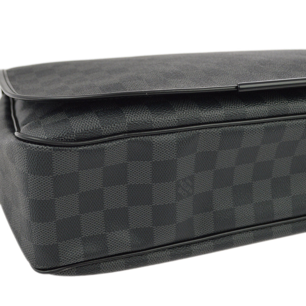 Louis Vuitton 2011 Damier Graphite Daniel GM Shoulder Bag N58033