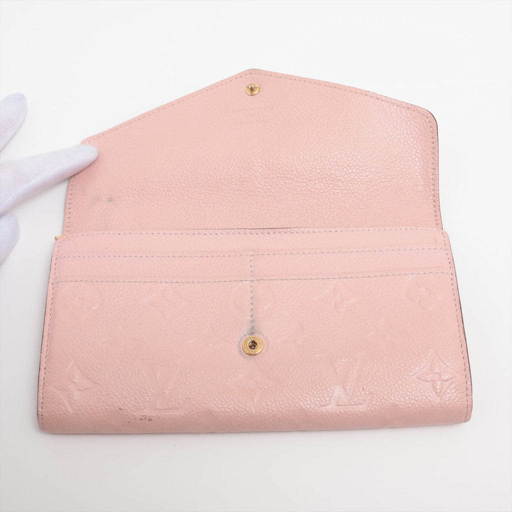 Louis Vuitton Amplant Portefoliosara M61291 Rose Valerie Wallet