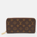 Louis Vuitton Monogram Canvas Zippy Wallet..