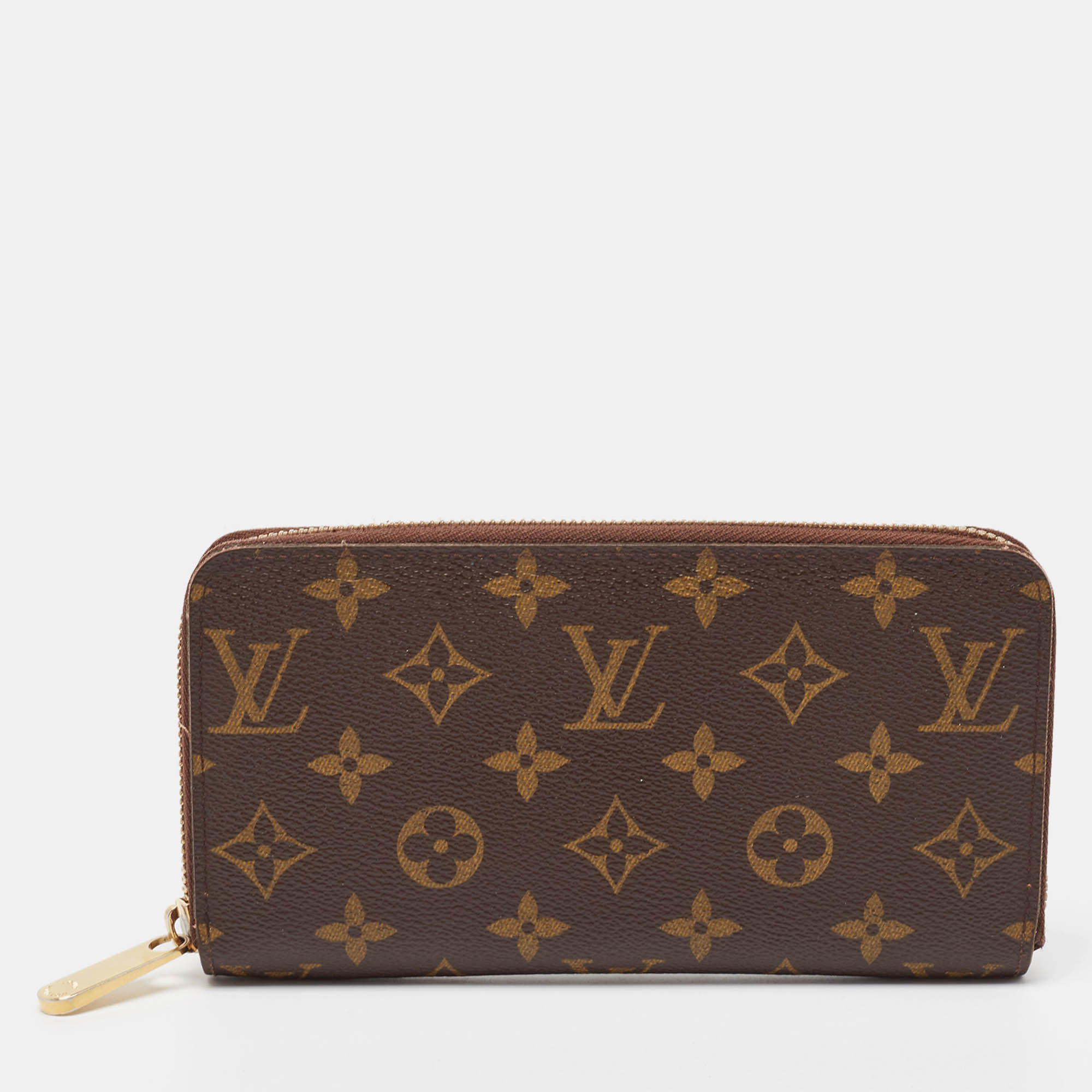 Louis Vuitton Monogram Canvas Zippy Wallet..