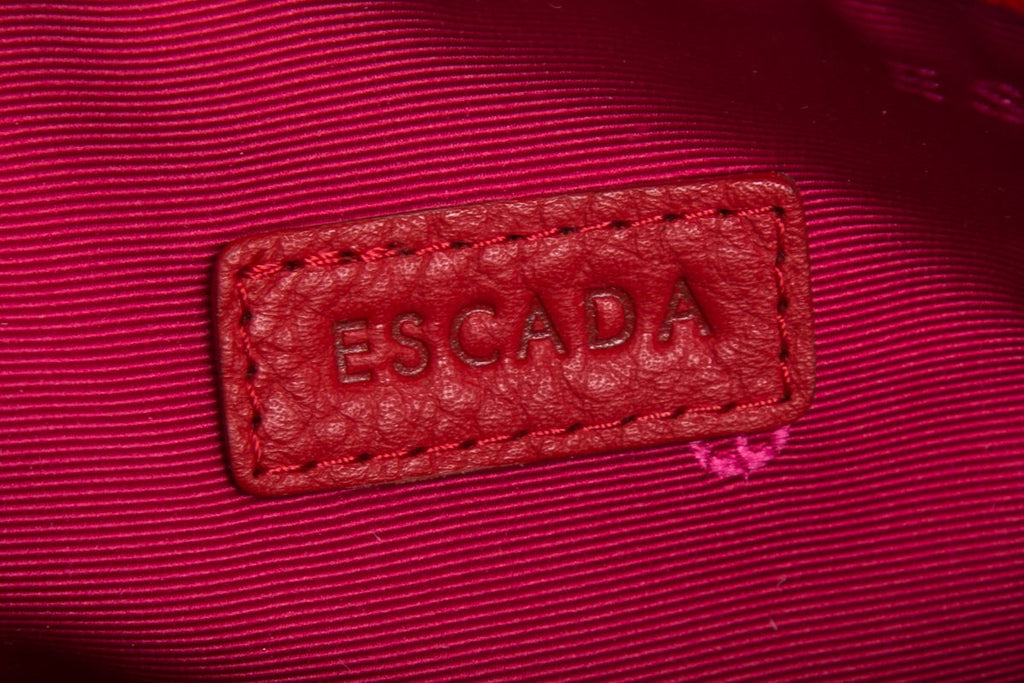 Escada Red Leather Pouch