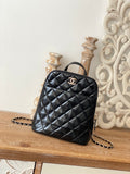 CHLRucksack Backpack Black Bag For Women 21cm/8in