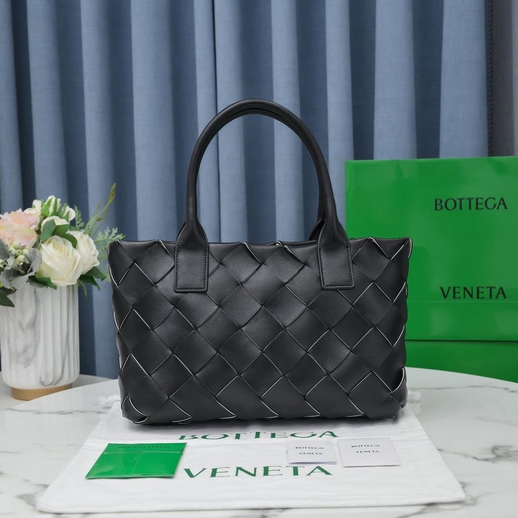 GLAMI Braided Maxi Cava Tote Bag Black, For Women, Bags 13.8in/35cm