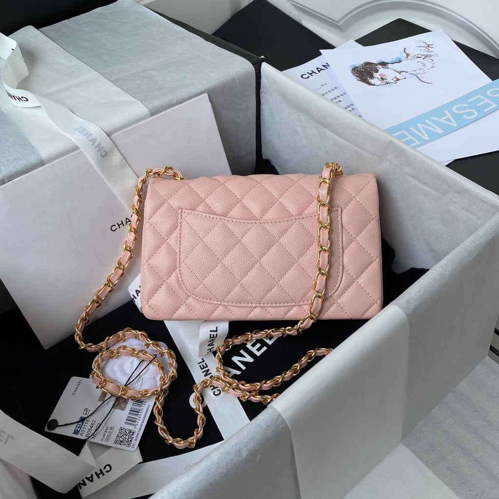 CHLMini Classic Handbag PiNike For Women 7.9in/20cm