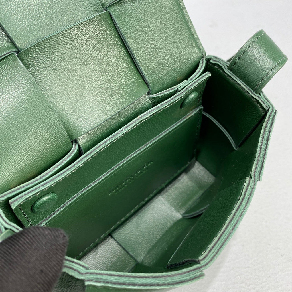 GLAMI Candy Cassette Dark Green, For Women, Bags 4.7in/12cm