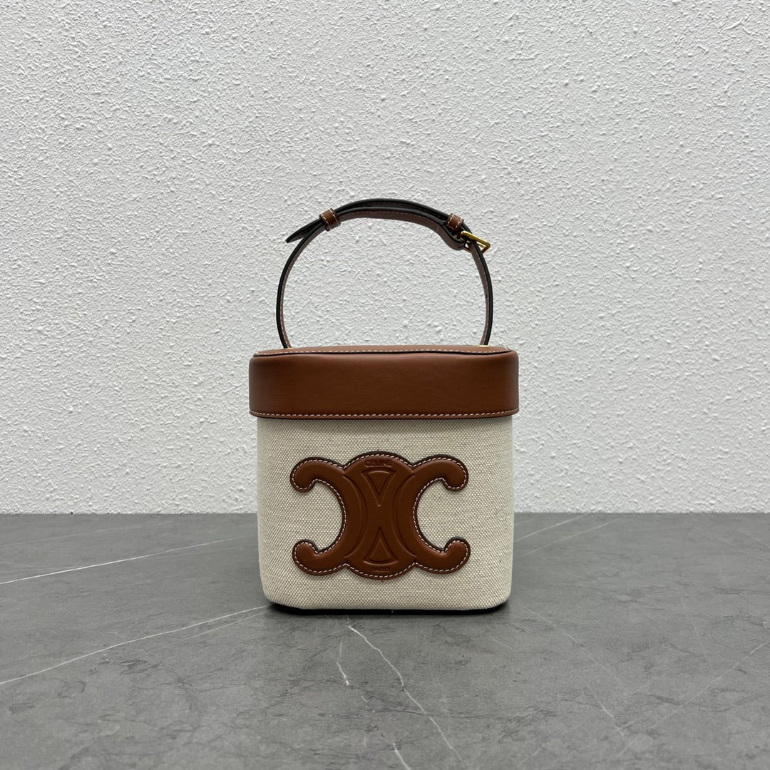 GLAMI MeGLAMIum Box Cuir Triomphe In Textile Natural / Tan For Women 6in/16cm 199252EGlamI.02NT