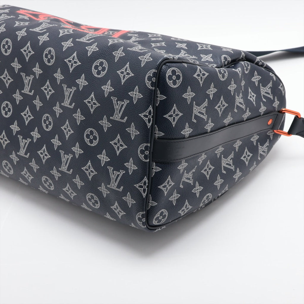 Louis Vuitton Monogram Ink Speedy Bandouliere 40 M43697