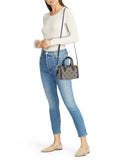 Mini Tory burch Monogram Jacquard Barrel Bag