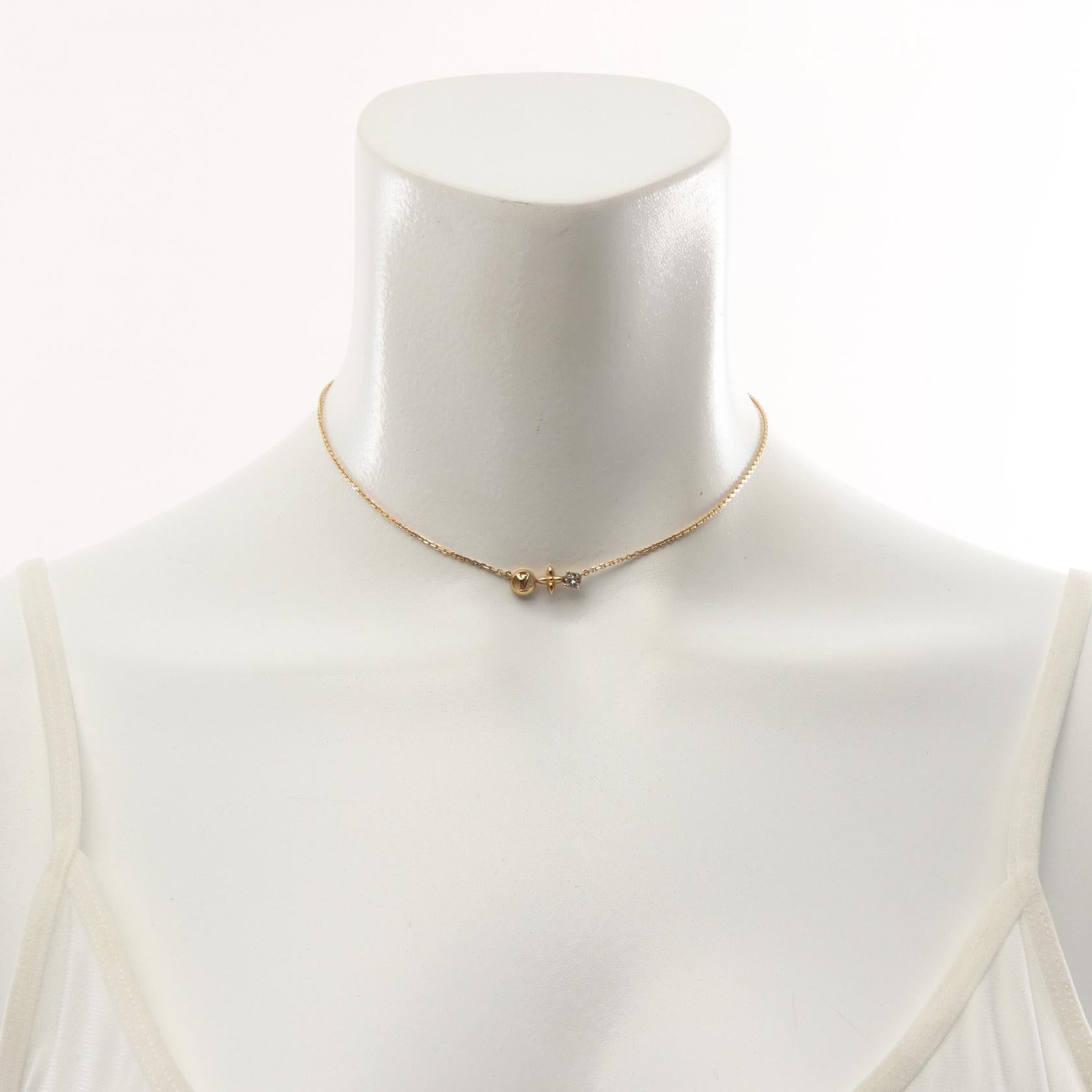 Louis Vuitton Petit Louis Necklace Metal Necklace