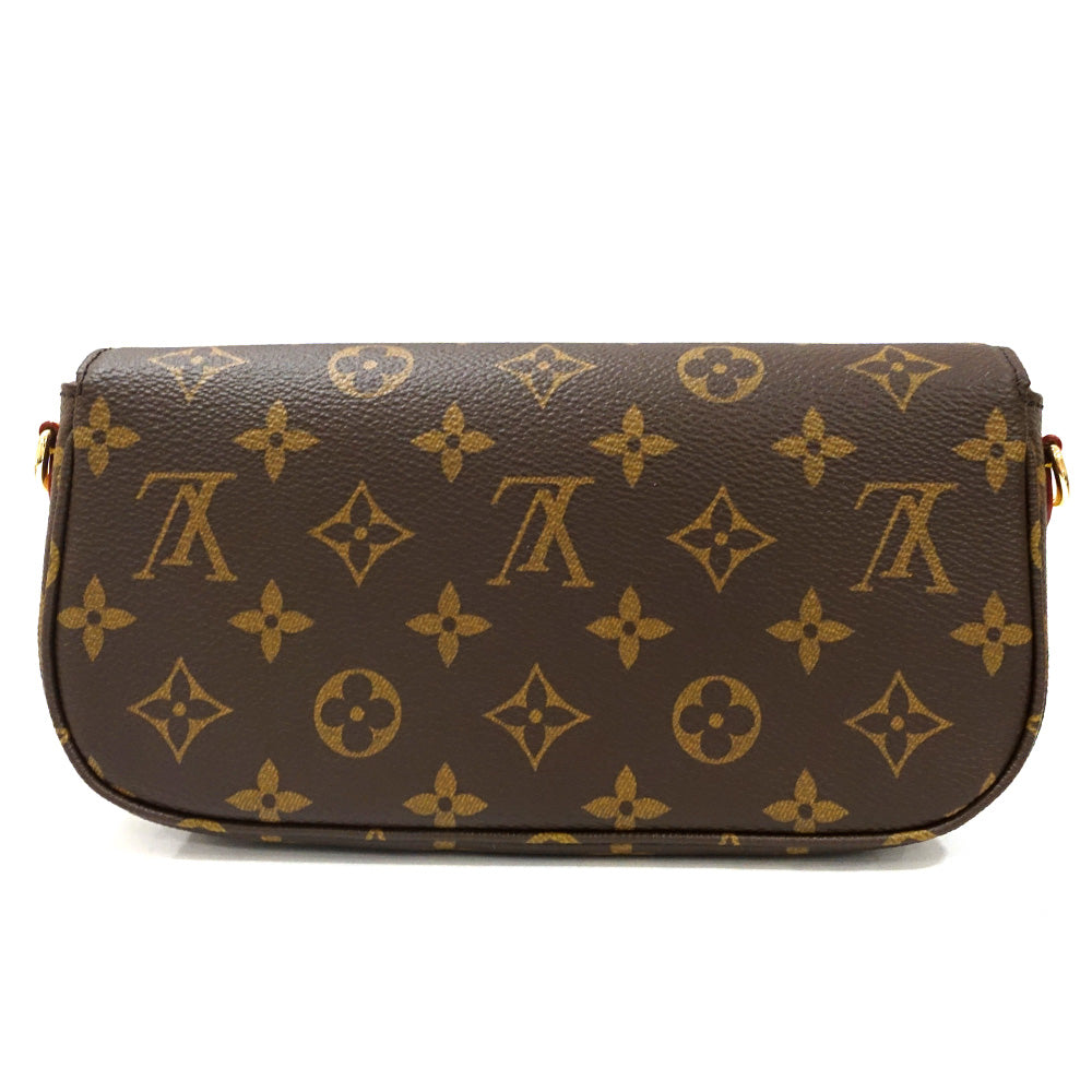 Louis Vuitton Monogram Wallet on Chain Ivy M81911 Brown Shoulder Bag 2w