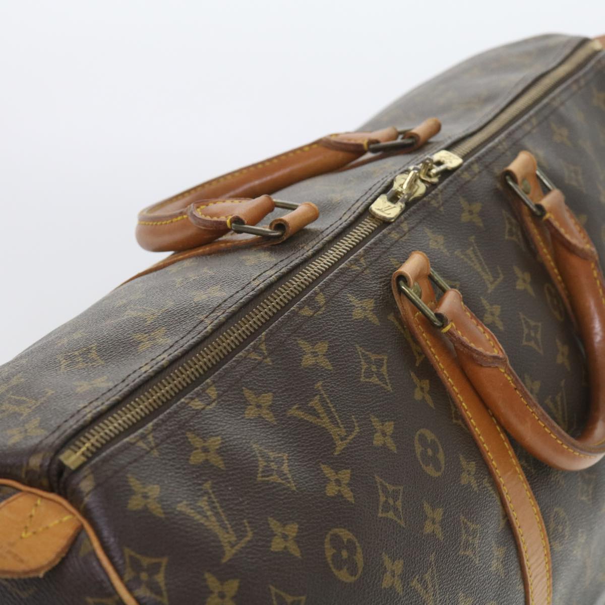 Louis Vuitton Keepall 55  Canvas Travel Bag ()