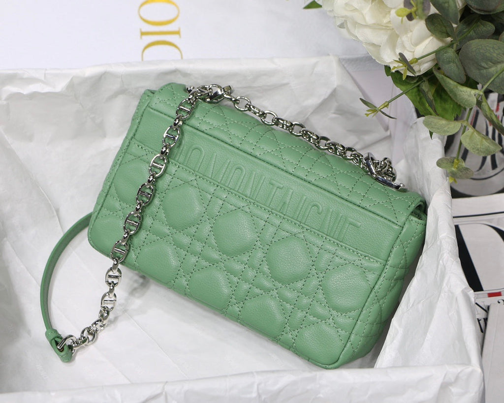 GLAMI Small Caro Bag Green For Women, WomenÃ¢â‚¬â„¢s Handbags, Shoulder Bags, Crossbody Bags, 20cm/8in CD