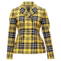 Christian Dior tartan virgin wool bar jacket blazer
