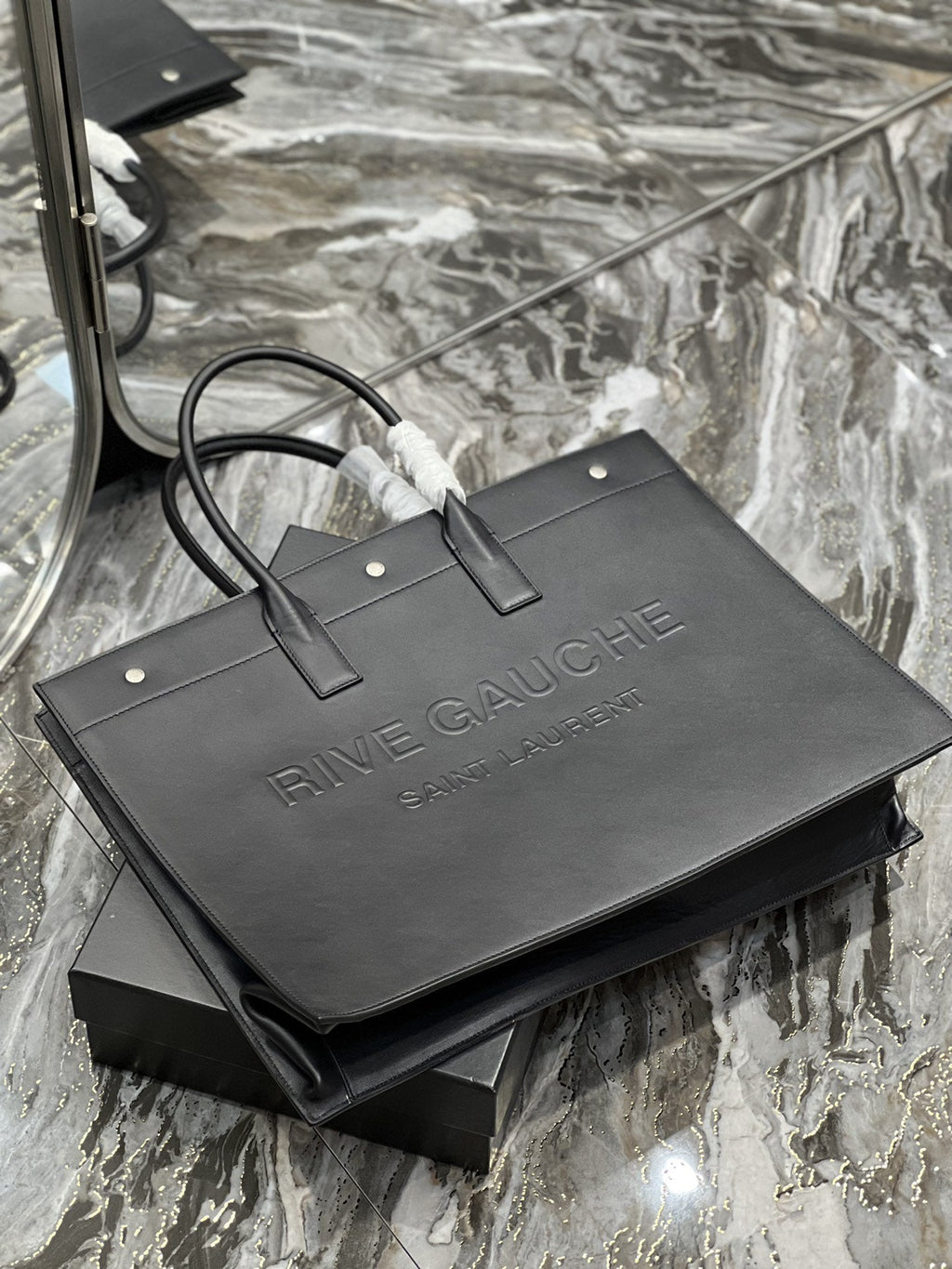 GLAMI Rive Gauche Tote Bag In Black For Women 18.9in/48cm YSL 587273CWTFE1000