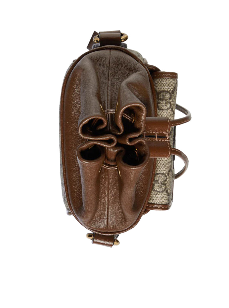 Gucci Women Mini Gg Bucket Bag With Gg Cross