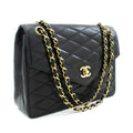 CHANEL Vintage Envelope Chain Shoulder Bag Flap Quilted Lambskin k32