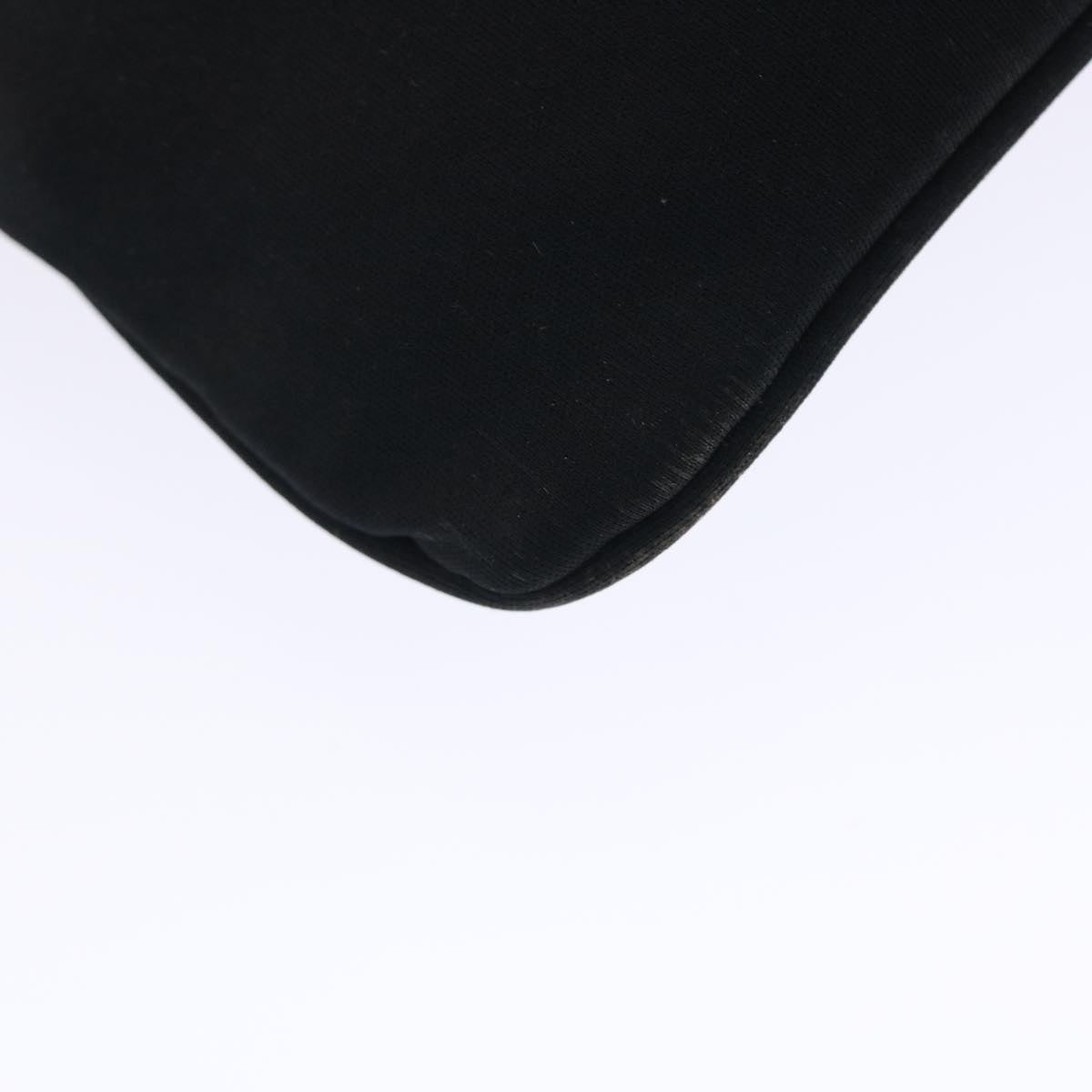 FENDI Mamma Baguette Shoulder Bag Nylon Black 50144