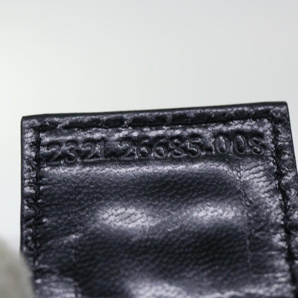FENDI Mamma Baguette Shoulder Bag Nylon Black 50145