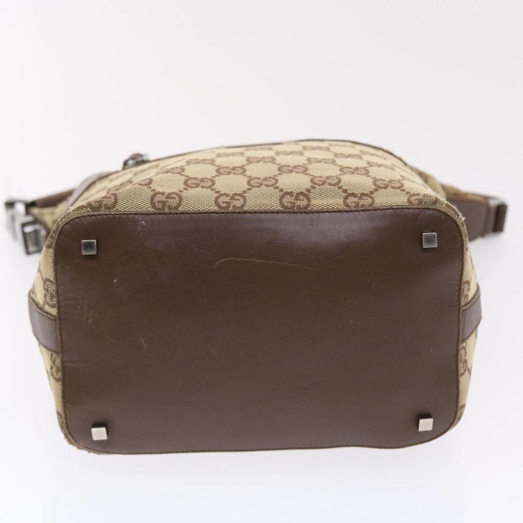GUCCI GG Canvas Shoulder Bag Beige 0014299 50159