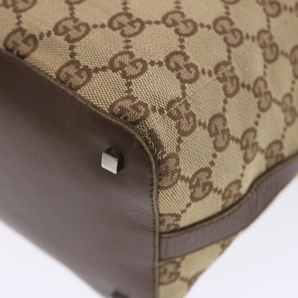 GUCCI GG Canvas Shoulder Bag Beige 0014299 50159