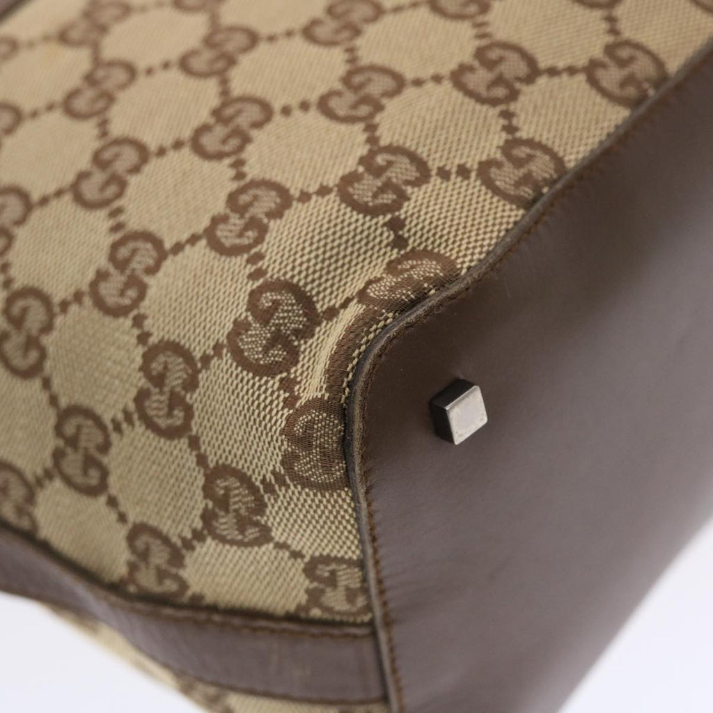 GUCCI GG Canvas Shoulder Bag Beige 0014299 50159