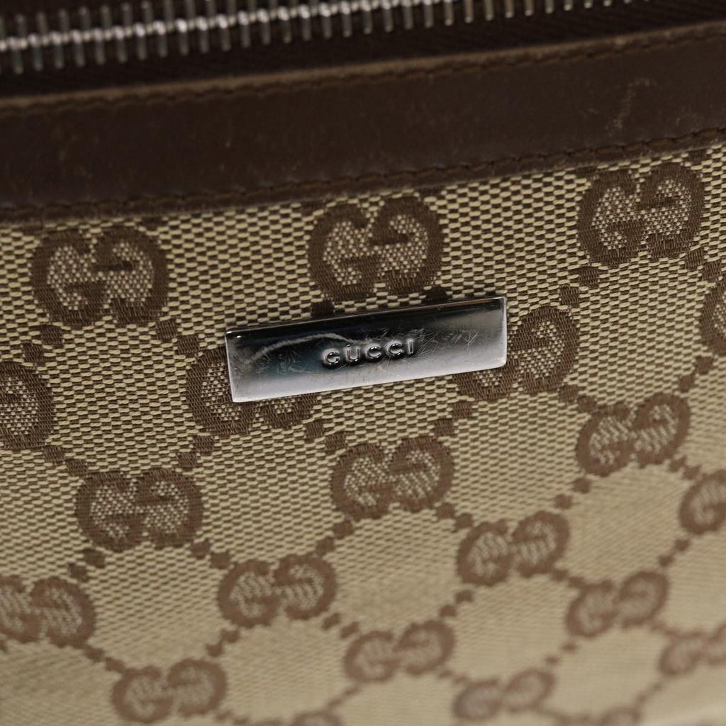 GUCCI GG Canvas Shoulder Bag Beige 0014299 50159