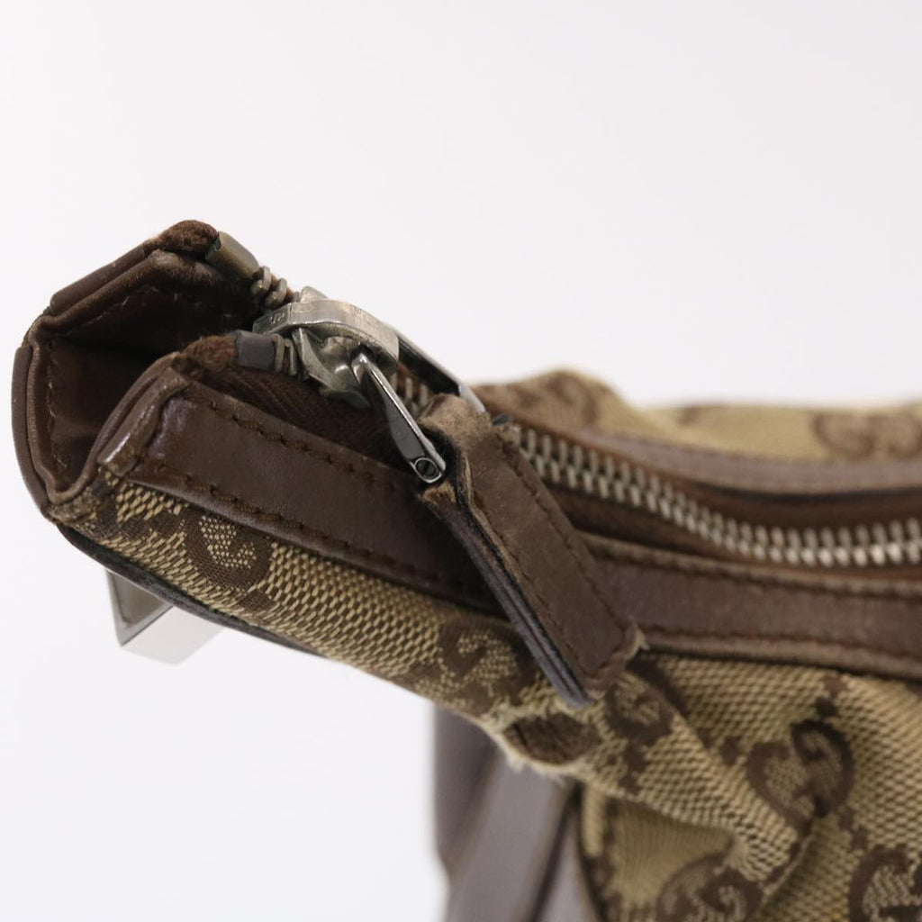 GUCCI GG Canvas Shoulder Bag Beige 0014299 50159