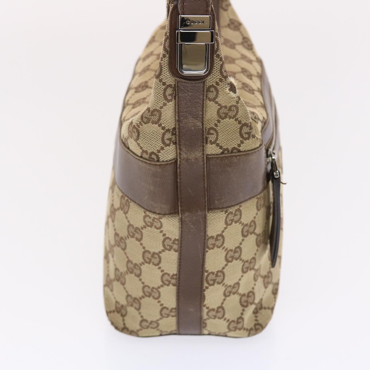 GUCCI GG Canvas Shoulder Bag Beige 0014299 50159