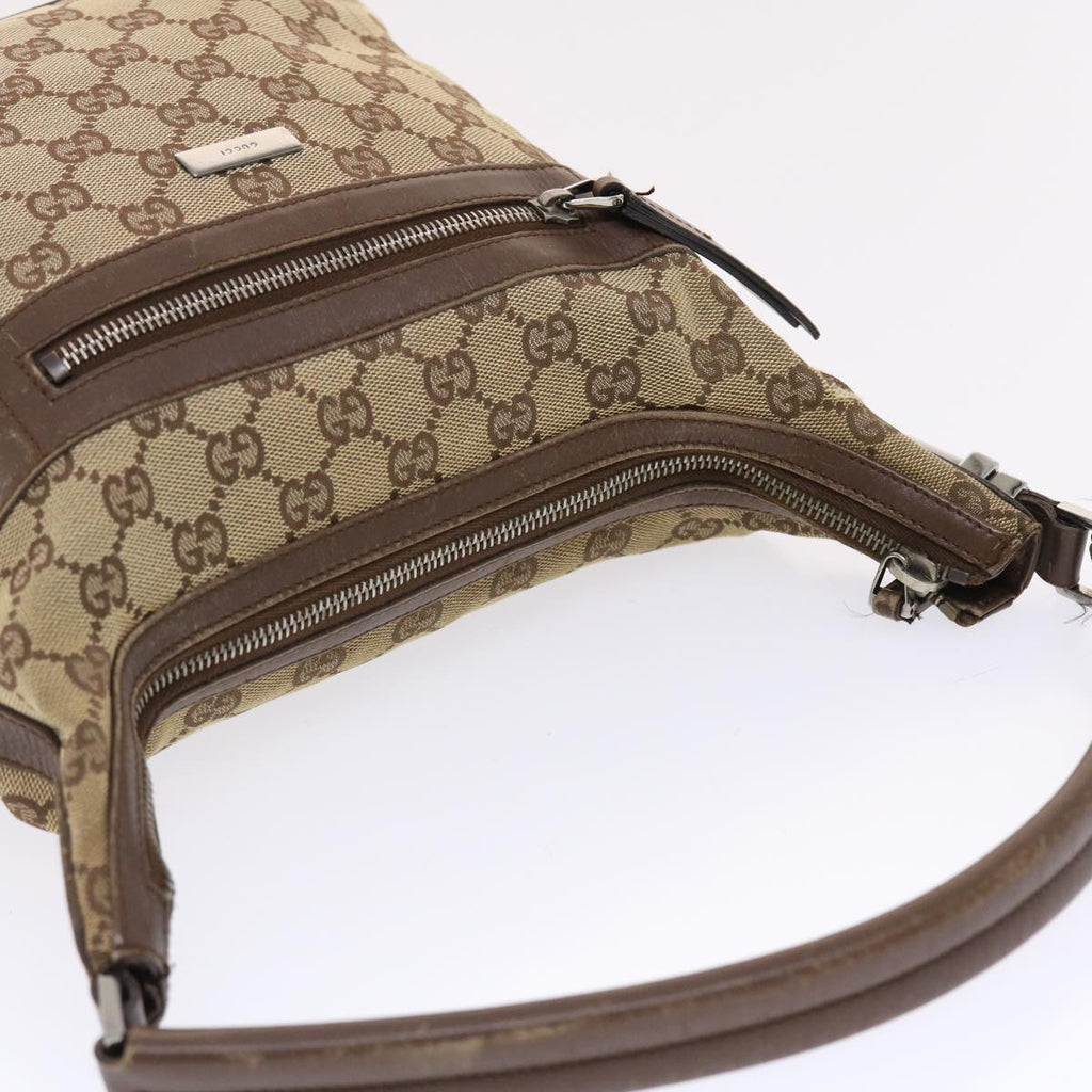 GUCCI GG Canvas Shoulder Bag Beige 0014299 50159