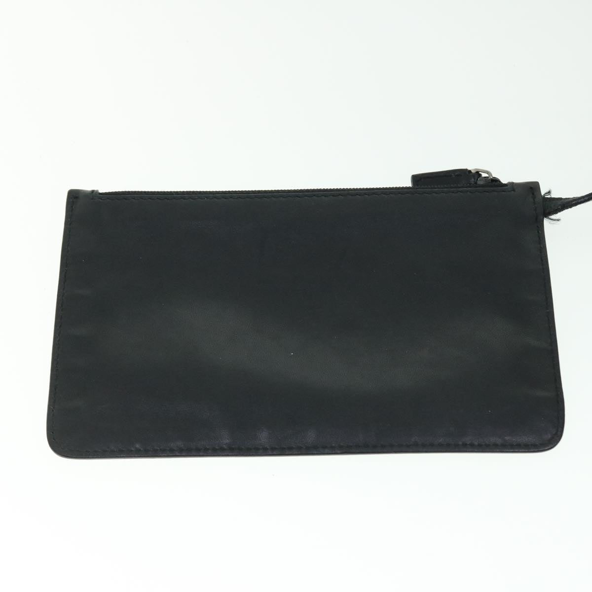 GUCCI Jackie Mesh Hand Bag Leather Black 50166