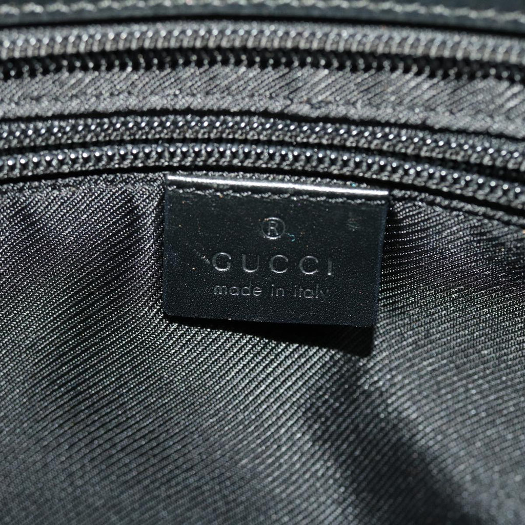 GUCCI GG Canvas Tote Bag Beige Black 50174