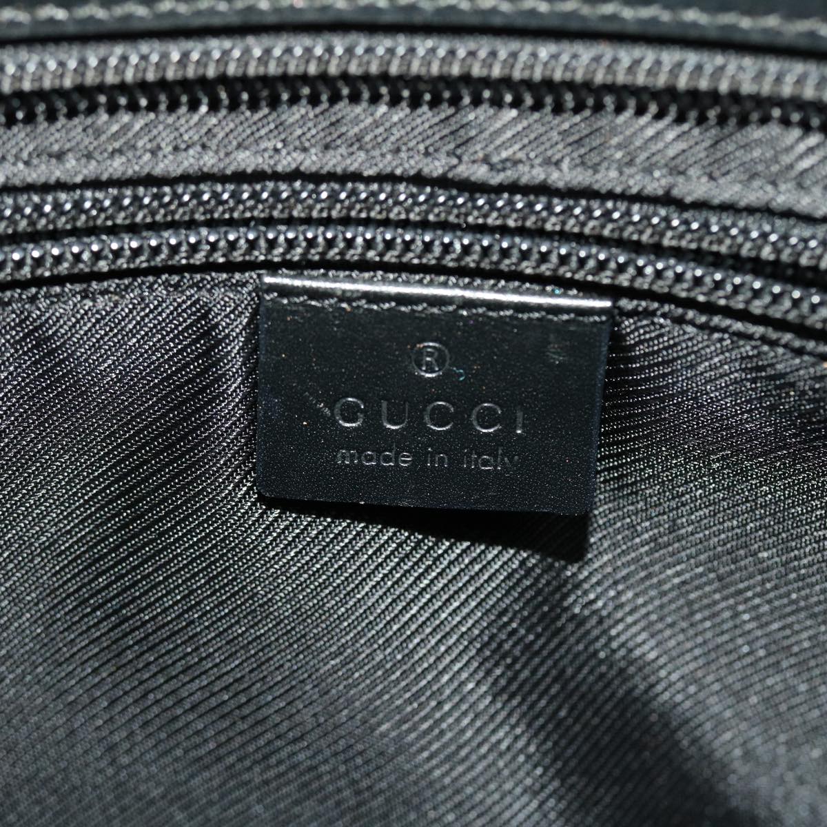 GUCCI GG Canvas Tote Bag Beige Black 50174