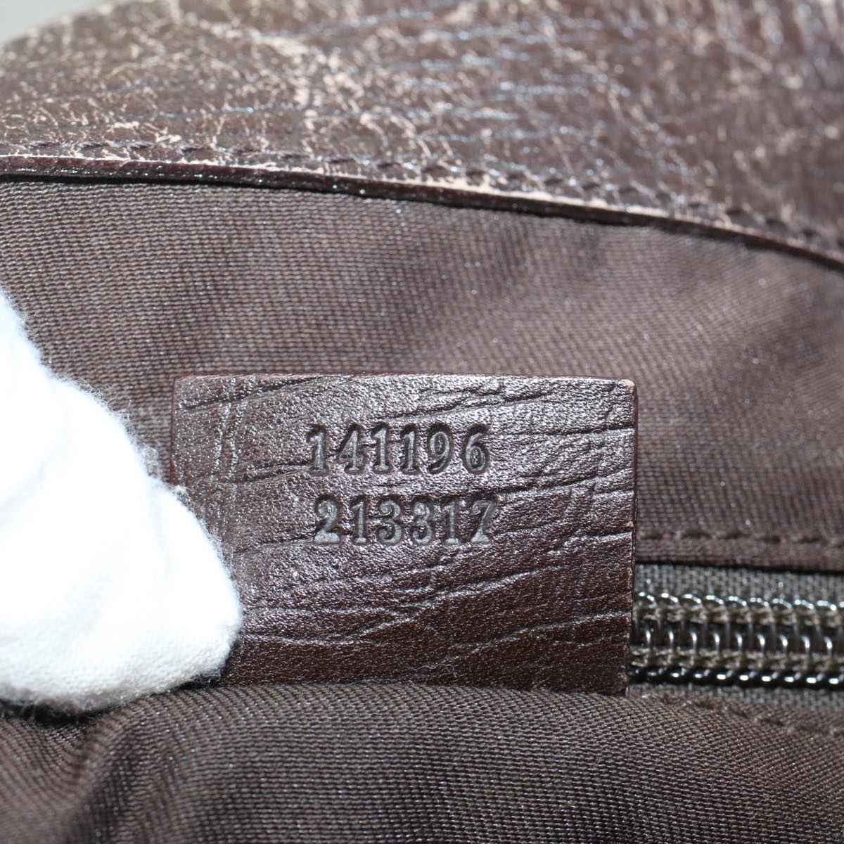 GUCCI GG Canvas Tote Bag PVC Leather Beige Brown 50178