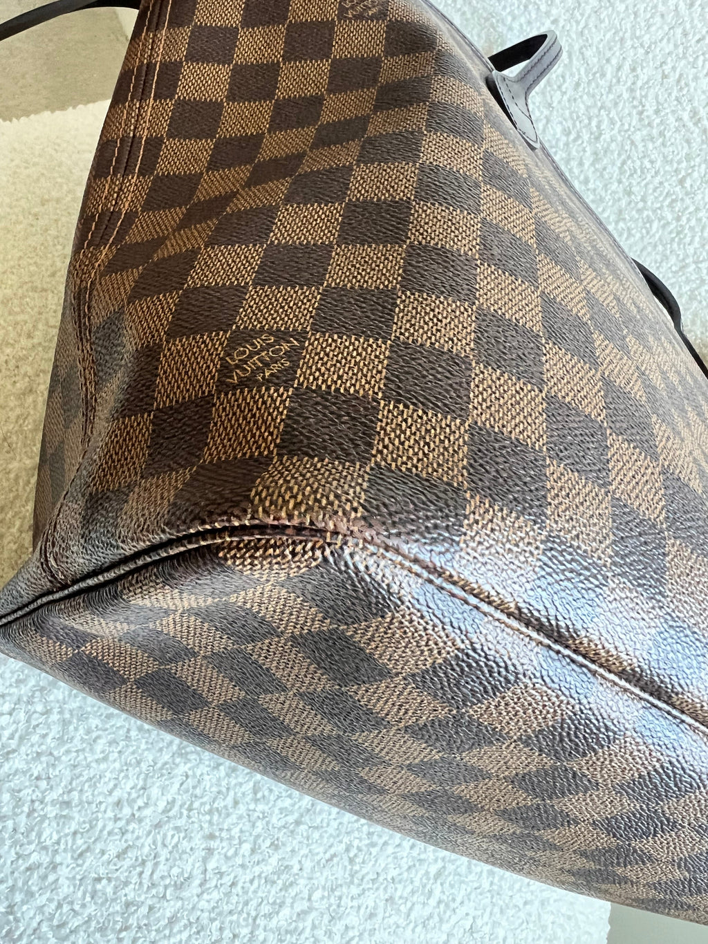 Louis Vuitton Neverfull MM Damier Ebene Rose Ballerine (RRP £1410)