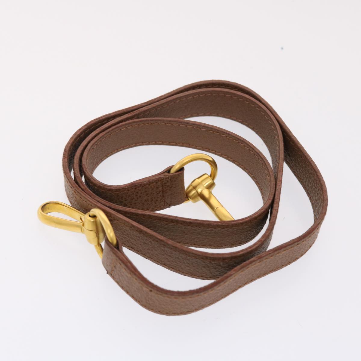 GUCCI Bamboo Hand Bag Suede 2way Brown 50264