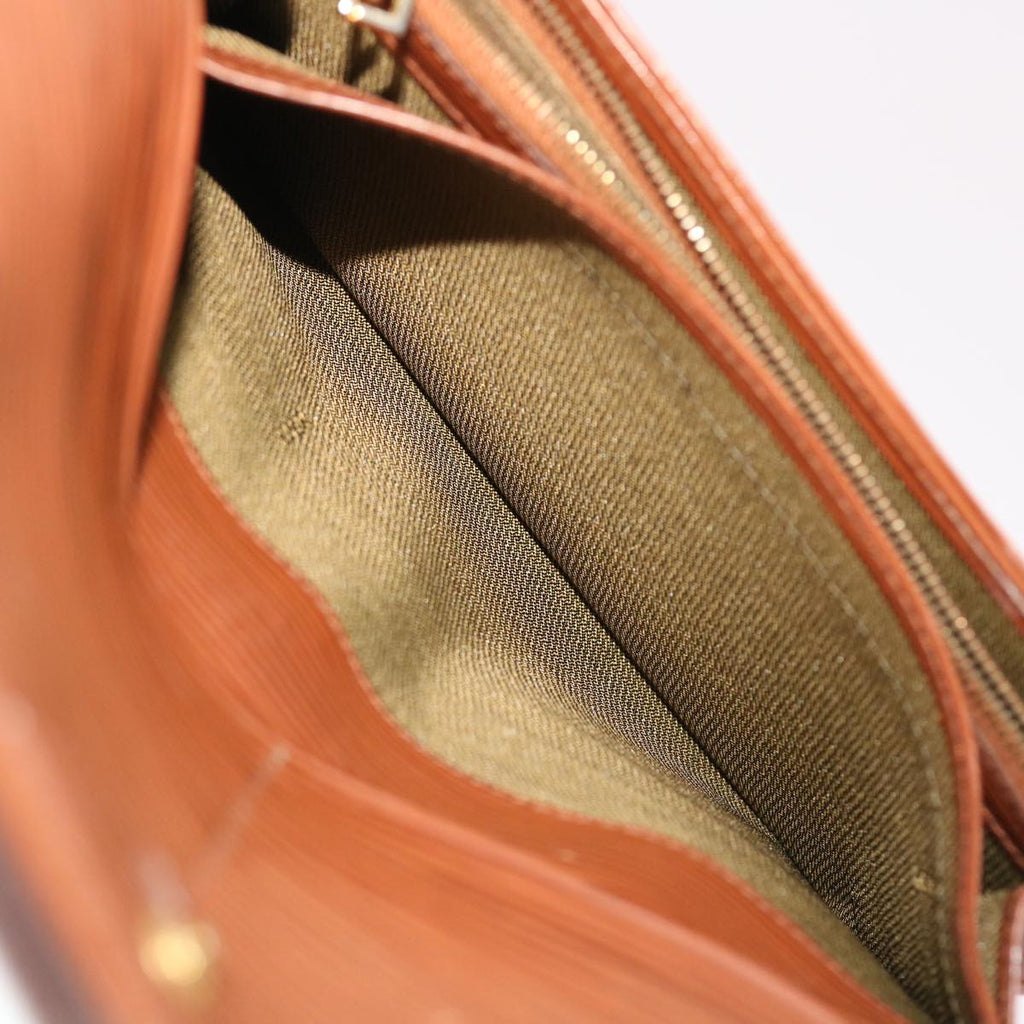 FENDI Long Wallet Leather Brown 50286
