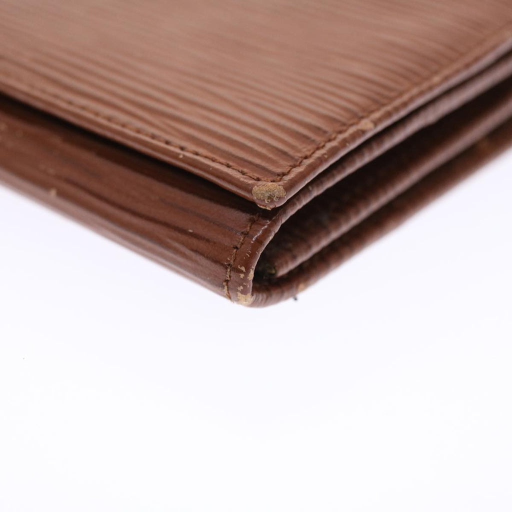 FENDI Long Wallet Leather Brown 50286