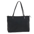 FENDI Zucchino Canvas Tote Bag Nylon Black 50425