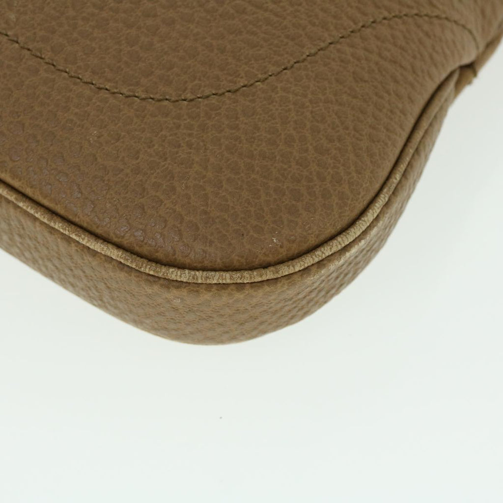 GUCCI Jackie Shoulder Bag Leather Brown 137335 50485