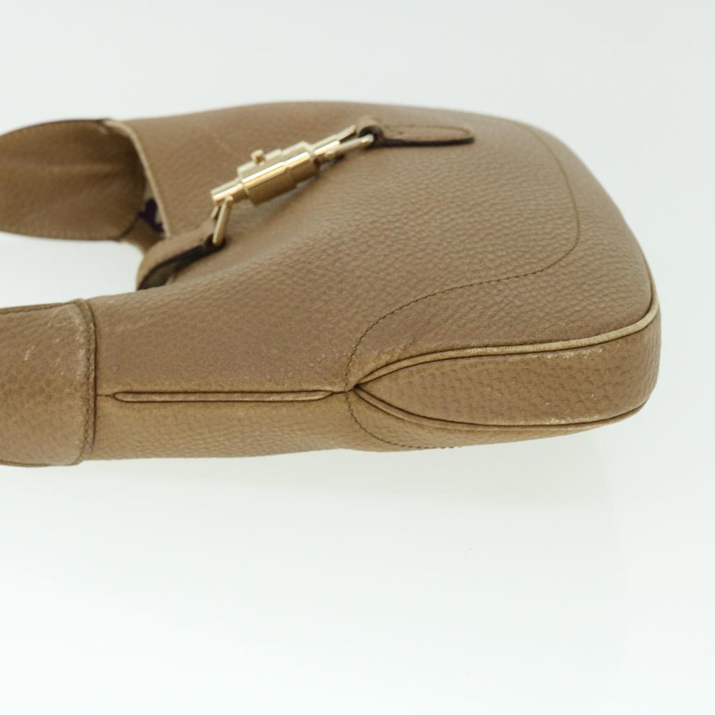 GUCCI Jackie Shoulder Bag Leather Brown 137335 50485