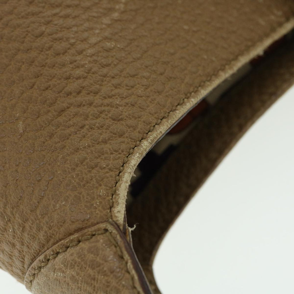 GUCCI Jackie Shoulder Bag Leather Brown 137335 50485