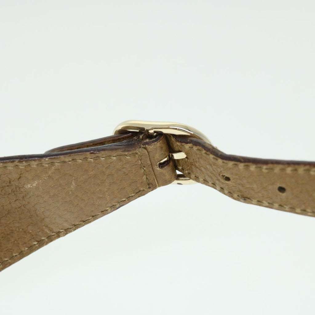 GUCCI Jackie Shoulder Bag Leather Brown 137335 50485