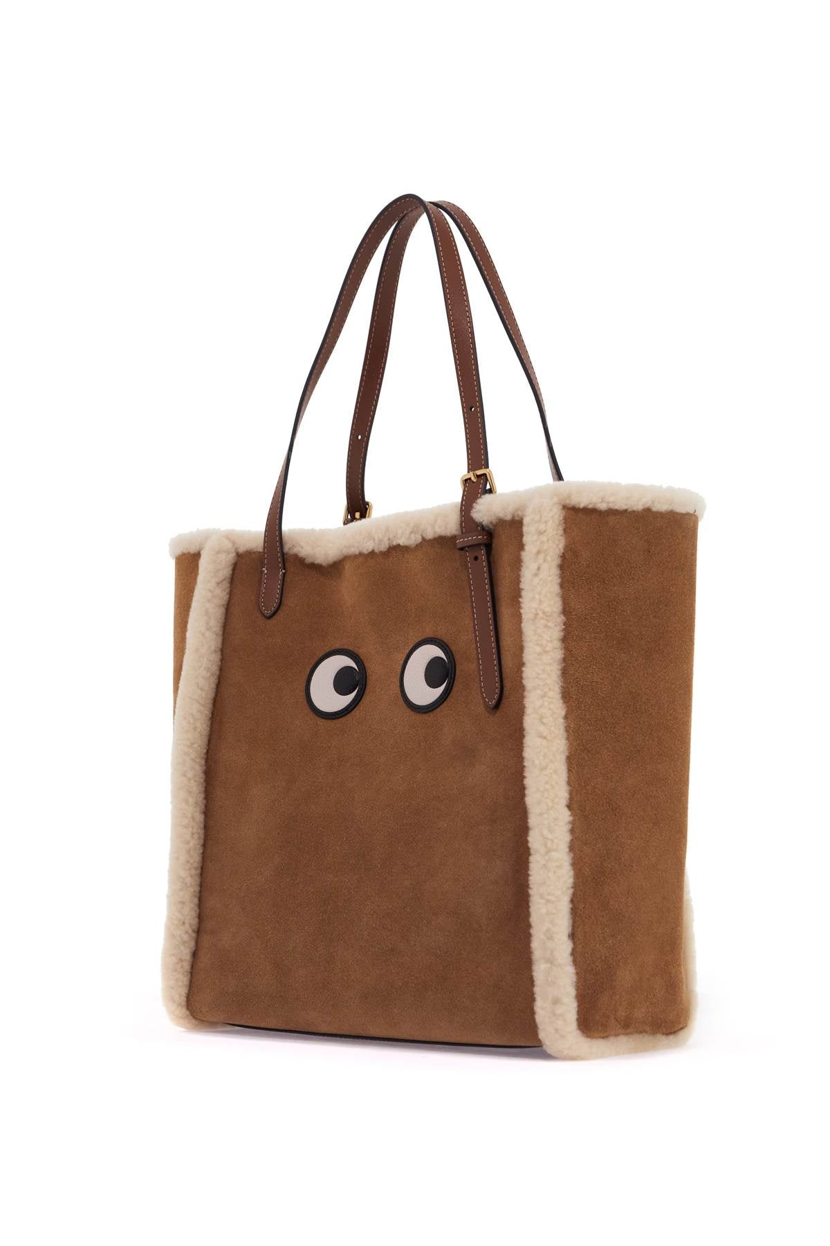 Anya Hindmarch Tote Bag With Shearling Eyes Women