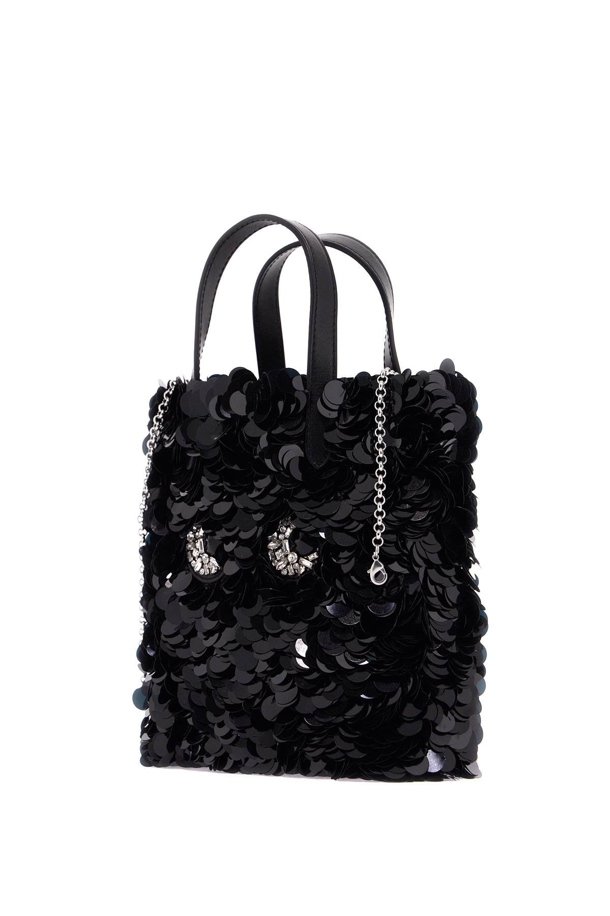 Anya Hindmarch Mini Tote Bag With Sequin Eyes Design In Women